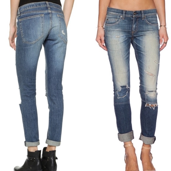 rag & bone Denim - Rag & Bone The Dre distressed jeans
